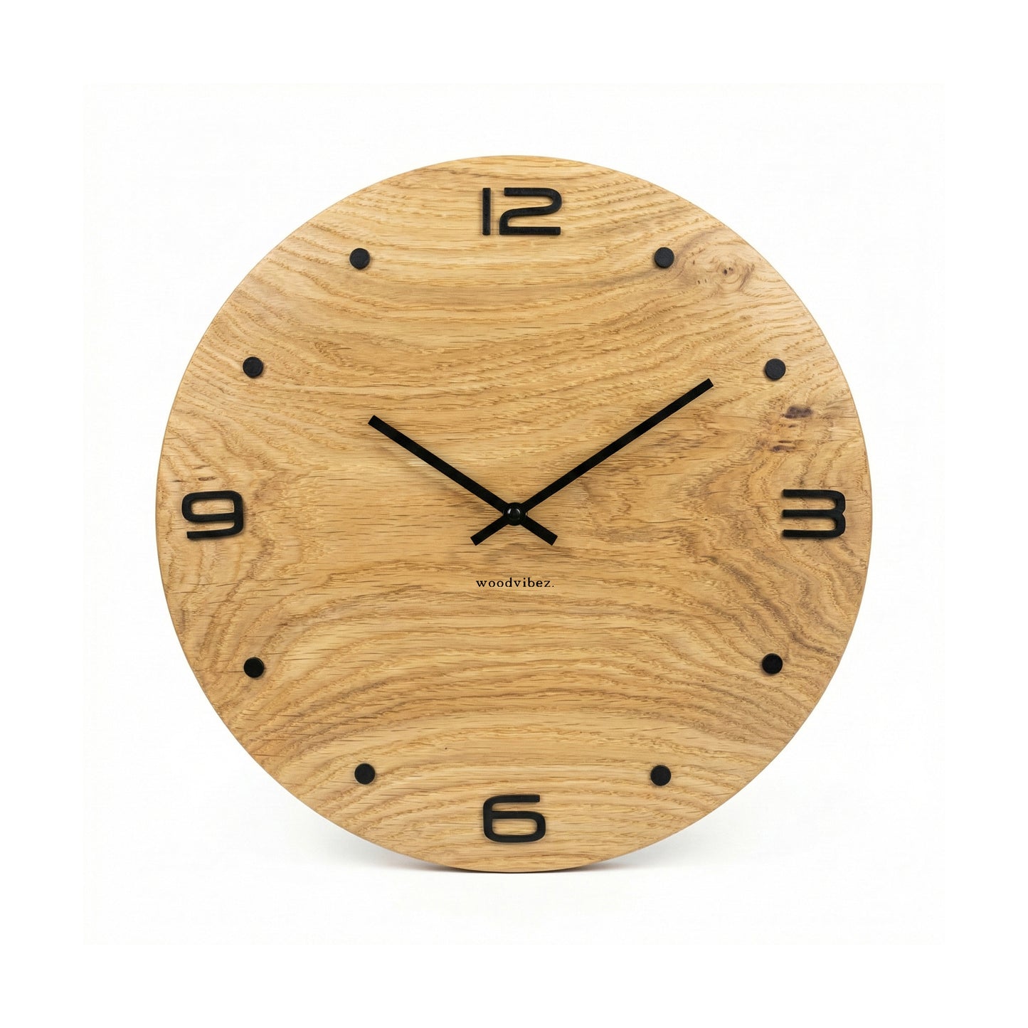 Curved Wanduhr. ⌀35cm