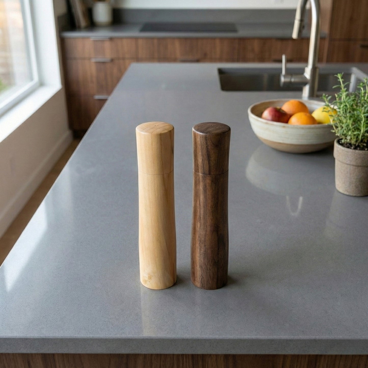 Mühlenset Ahorn & Nussbaum