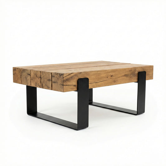 Balken Wohnzimmertisch