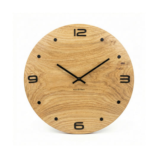 Curved Wanduhr. ⌀35cm